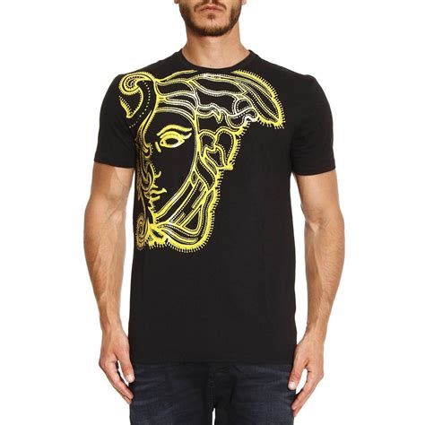 versace t shirts men's free shipping|Versace collection men shirt sale.